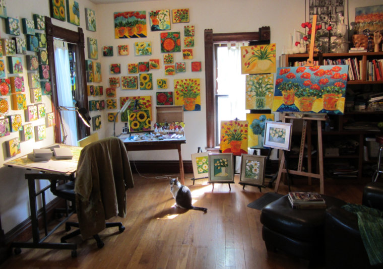 Artist Sells Out Of Living Room