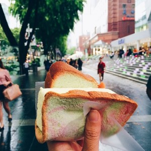 Durian Ice Cream Bread in Singapore