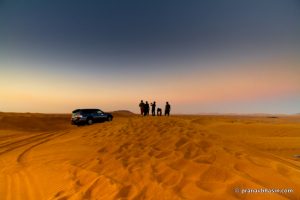 Driving Into The Sunset, Desert Safari, Dubai