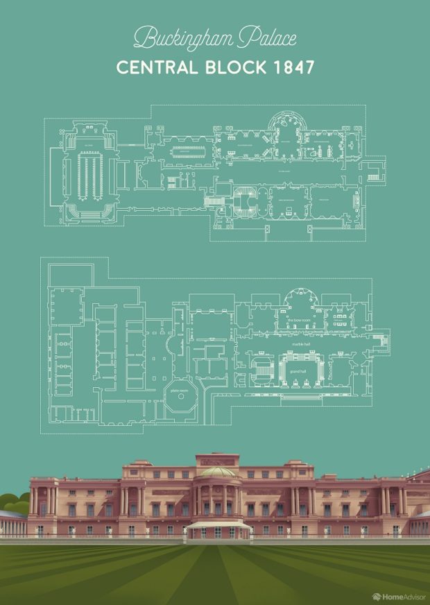 Buckingham Palace Floor Plans Of A Royal Home YourAmazingPlaces