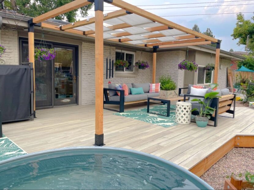 Tanzite Stonedecks – A DIY Success Story by @midmodernmama